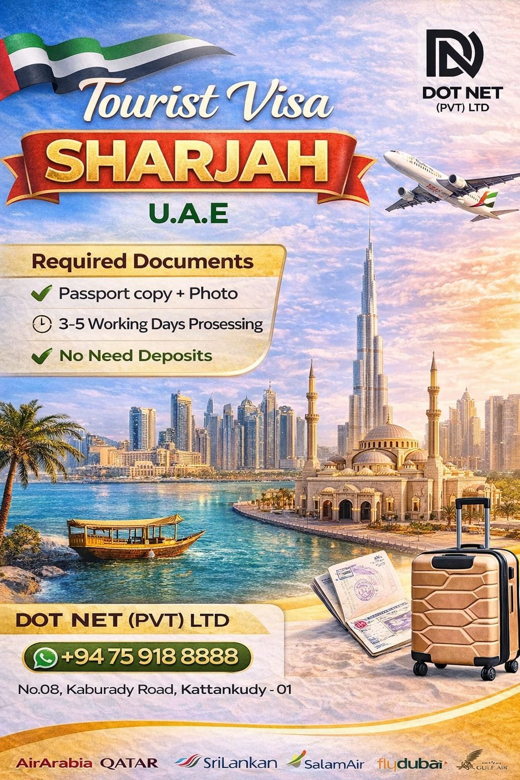 Sharjah & UAE Tourist Visa